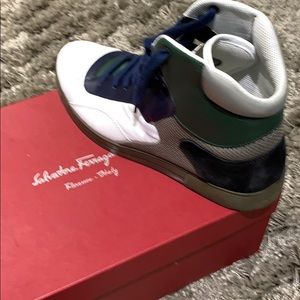 Men’s Salvatore Ferragamo high top sneakers